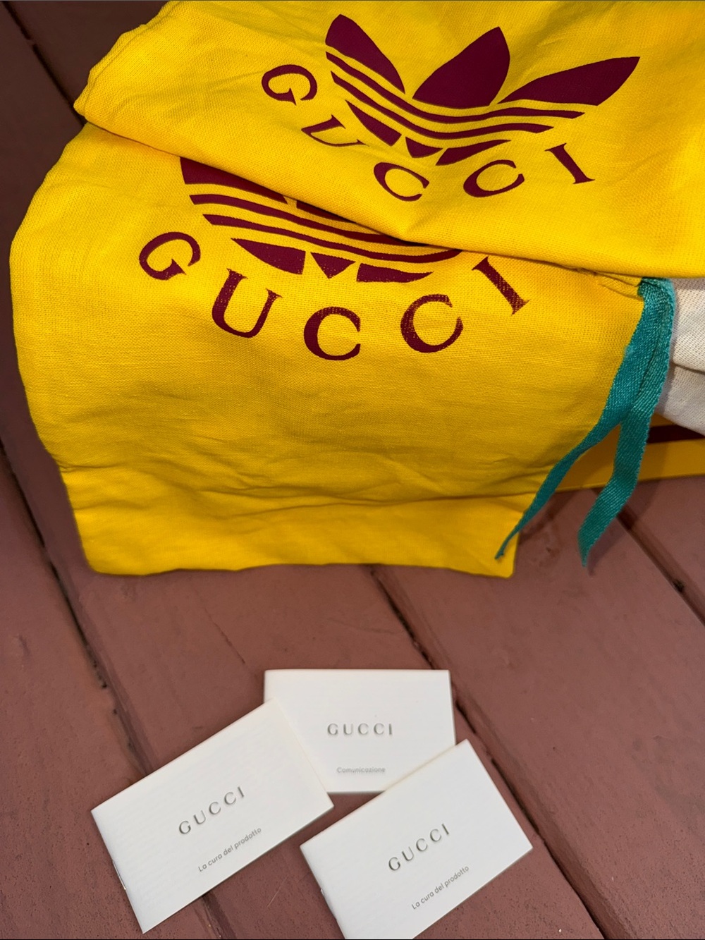 Gucci Cream Leather Slide Mules with Gold Logo Pattern - Picture 11 of 16